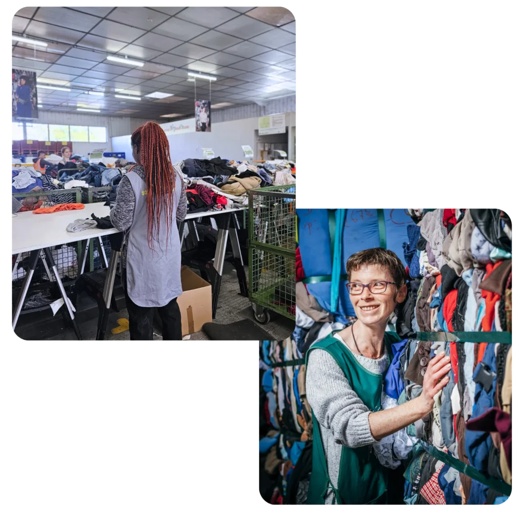 le parcours des vêtements solidarité textiles